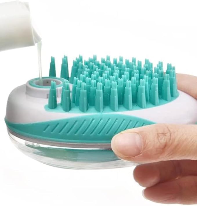 Piggy Poo and Crew Pet Shampoo & Scrub Brush Set – Perfect for Pigs, Dogs, and More! Gentle, Fresh, and Fun Bath Time for Your Pets (Lavender)