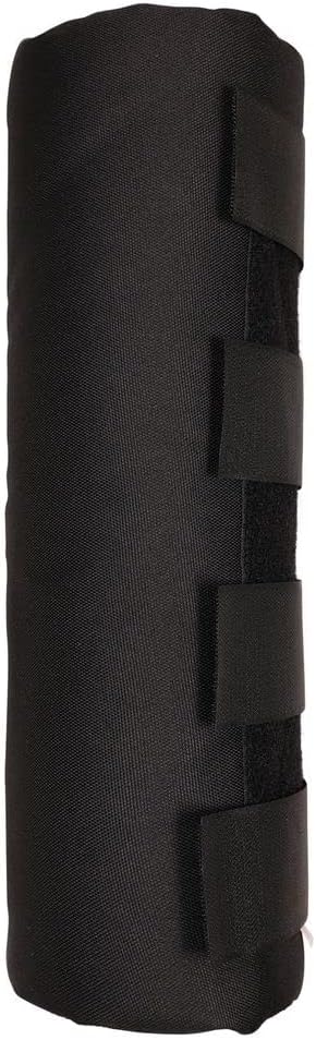 Dura-Tech Quick Wrap No Bow Leg Wraps for Horses | Size 16" | Color Black | Exceptional Leg Coverage | Versatile Use | Secure and Easy Application | Sold in Pairs