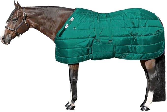 Dura-Nylon V-Free Horse Stable Blanket | Custom Fit & Breathable Winter Horse Sheet | Medium Weight Horses Blankets