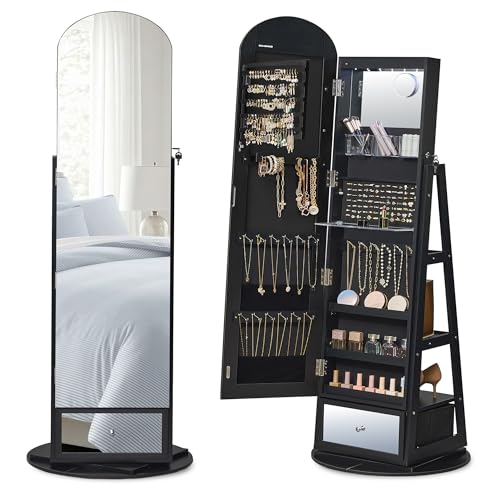 360° Swivel Jewelry Cabinet