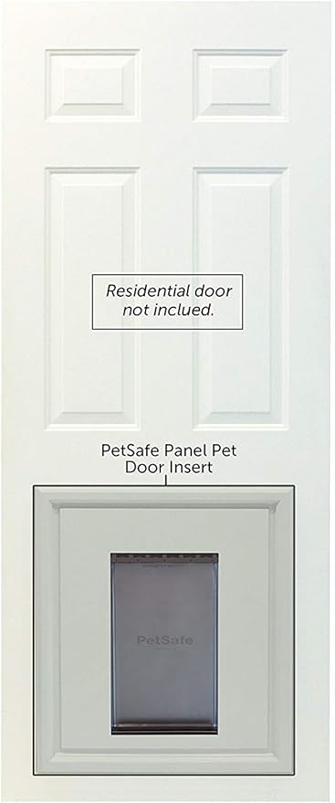 PetSafe Panel Pet Door Insert - Easy Installation - Dual Flap Design for Weather Protection - Paintable Frame for Custom Look