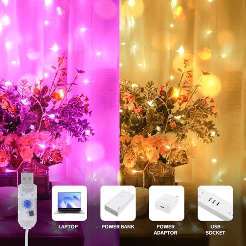 Color Changing Curtain Lights
