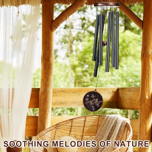 34" Butterfly Wind Chimes for Outside