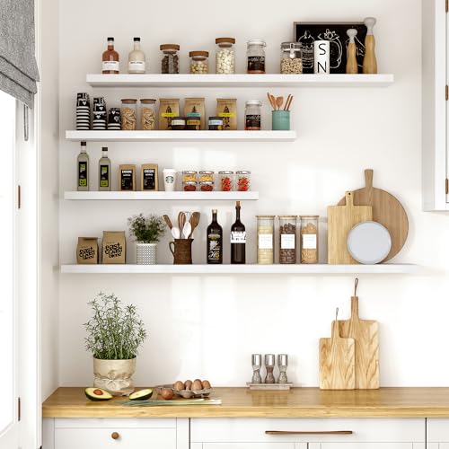 10 Inch Deep Floating Shelves 30x10” Set of 2 (2 Count)