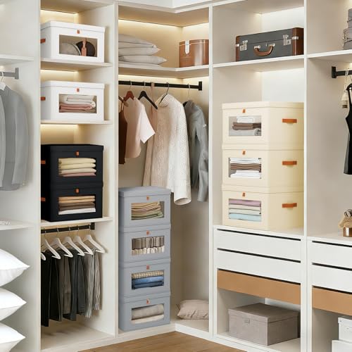 Storage Bins with Lids (4 Count)