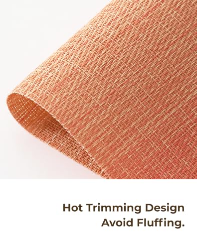 Woven Vinyl Fall Placemats Set of 4 (4 Count)