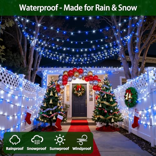 750 LED 240FT Christmas String Lights Outdoor (240 Foot)