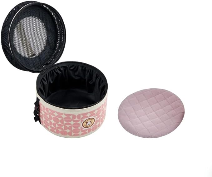 GuineaDad Travel Tower – Stackable Pet Carrier & Travel Case for Guinea Pigs & Small Pets | Soft-Sided Cozy Pouch for Travel, Vets & Transport (Cotton Candy)