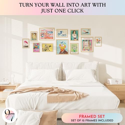 Eclectic FRAMED Wall Art (12 Count)