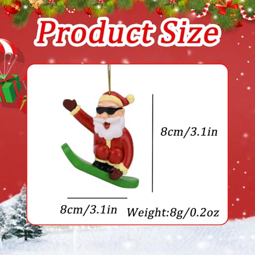15 Pcs Christmas Hanging Ornaments Santa Claus Christmas Tree Ornaments Small Person Hanging Ornament Gnome Santa Doll Hanging Decor Christmas Tree Decoration for Xmas Party Supplies