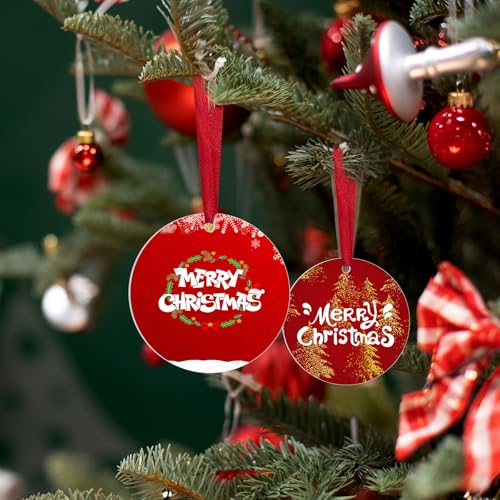 22 pcs 3.5 in Metal Sublimation Ornament Blanks (22 Count)