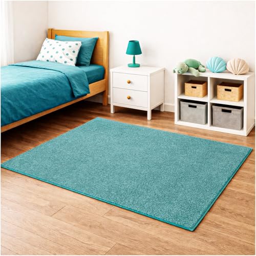Soft & Colorful 5' x 5' Kids Classroom Area Rug (25 Sq Ft)
