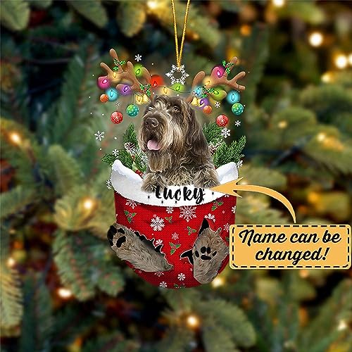Wirehaired Pointing Griffon Dog Christmas Ornament