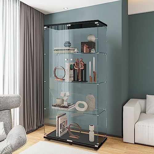 Black Glass Display Cabinet