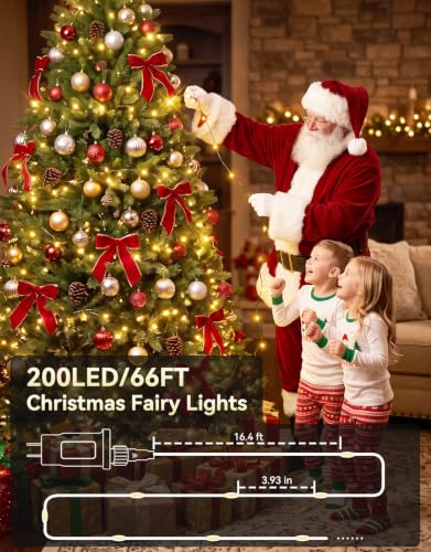 200 Led Christmas Fairy Lights Plug in