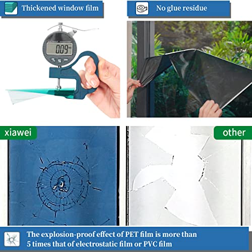 Blackout Window Privacy Film with Tools