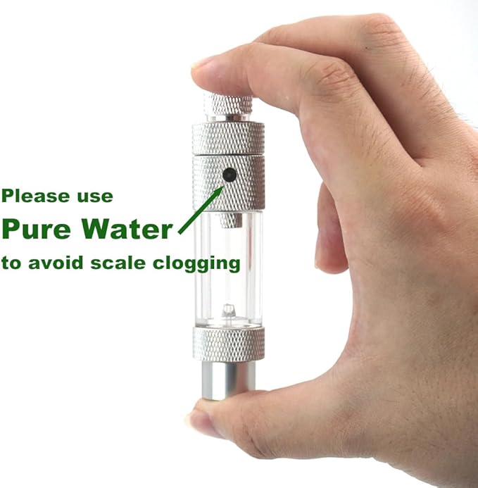 LINLAN Easy Water Refill CO2 Bubble Counter with Check Valve and Water Adder for Planted Aquarium CO2 Regulator (Thread Connection)
