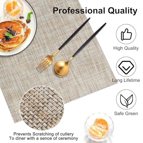 Vinyl Placemats Set of 8 (4 Count)