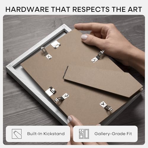 9x11 White Oak Picture Frame