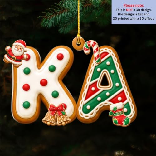 Personalized Letter Ornament