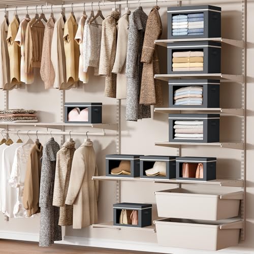 Storage Bins with Lids (4 Count)