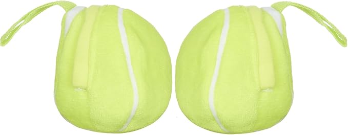 PetDroid 2 Pack Replacement Dog Ball Tennis Plush Cover