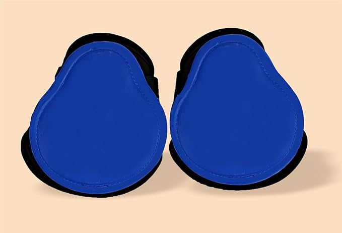 Majestic Ally Horse Leg Protection Fetlock and Tendon Boots Set, PU Shell, Neoprene Lining, Hook and Loop Closures, Multiple Colors and Sizes
