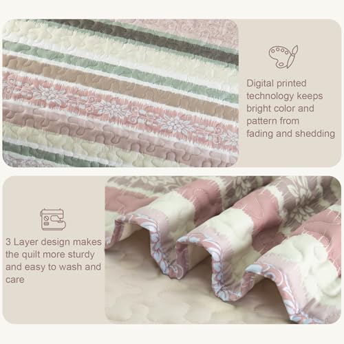 Reversible Boho California King Quilt