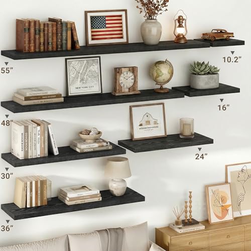 36" Floating Shelves 10 inch Deep (2 Count)