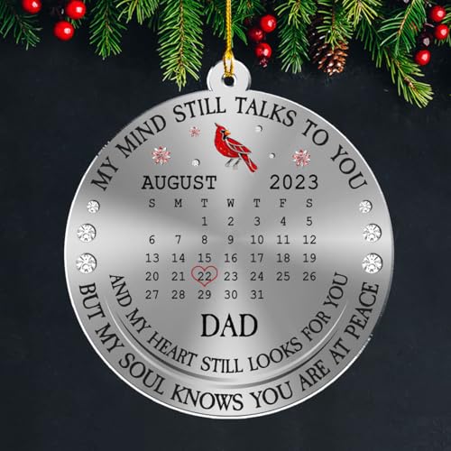 Personalized Acrylic Memorial Ornament