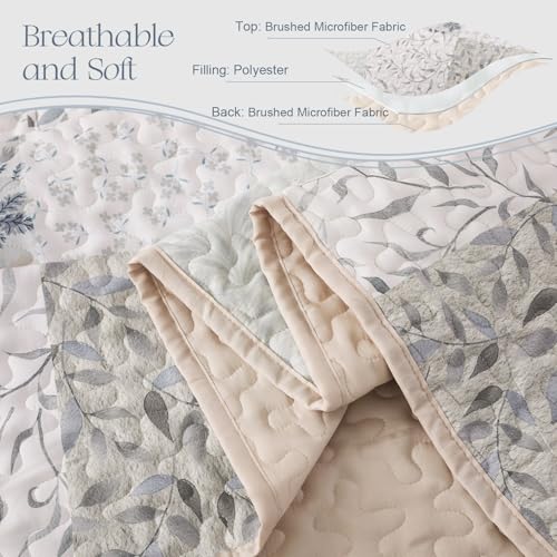 Reversible Boho Quilts Full Size Gray