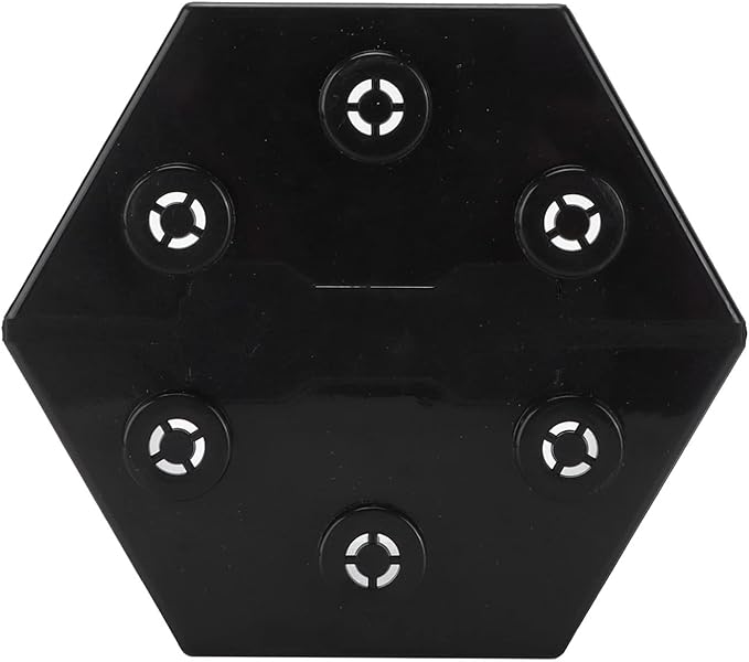 Zerodis Betta Aquarium Starter Kits, Small Aquarium Fish No Clean Corners Crystal-Clear for Fish-Loving Kids Betta Lovers for Home Office Decoration(Black)