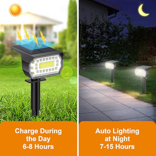 Solar Spot Lights Outdoor (4 Count)