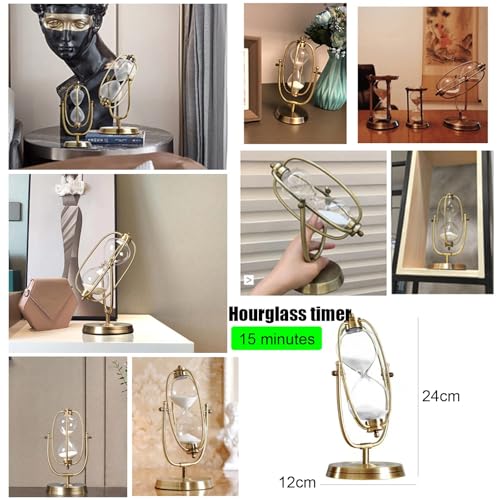 Golden Embossed Hourglass Timer
