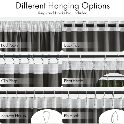 Olive Velvet Pinch Pleat Blackout Curtains W52 X L84 Inches