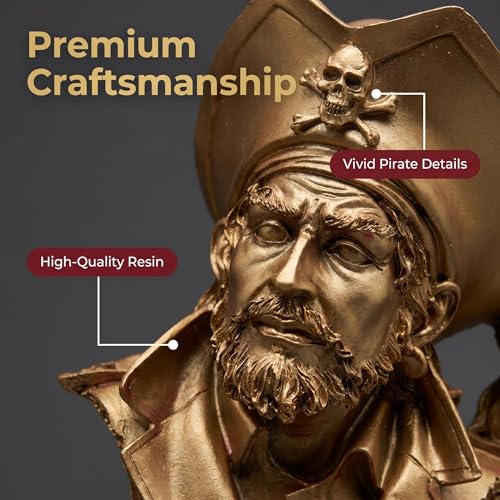 Golden Pirate Figurines