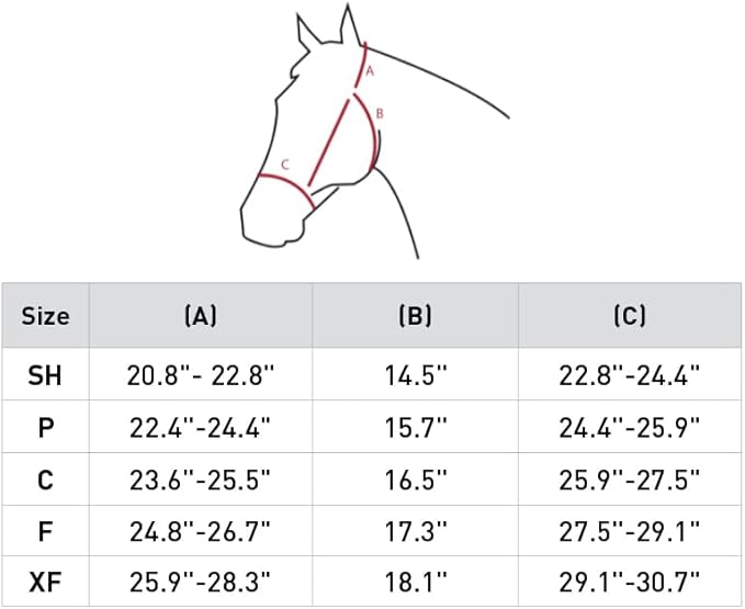 HORZE Kiel Adjustable Horse Halter with Fleece Padding - Dark Navy - Pony