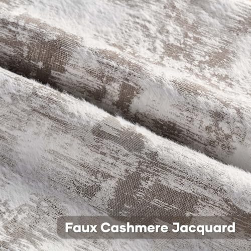 Pack of 2 Faux Cashmere Throw Pillow Covers 22x22 Inch (2 Count)