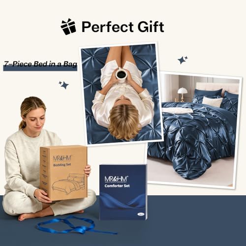Satin King Size Comforter Set