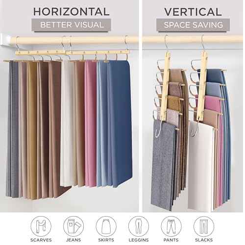 Pants Hangers Space Saving (4 Count)