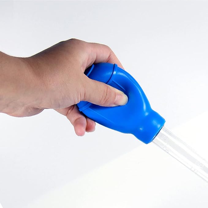 Fish Tank Cleaning Tools, Mini Manual Fish Tank Water Changer Aquarium Dropper,Extendable Fish Tank Cleaning Waste Remover, for Fish Tank(45cm/1Pcs)