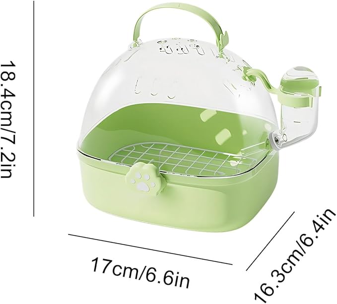 Parrot Carrier - Travel Bird Cage with Water Bottle, Parrot Travel Cage | Breathable Pet Bird Carrying Accessory for Hedgehog Chinchillas Lovebirds Cockatiels Budgies Macaws Parakeet