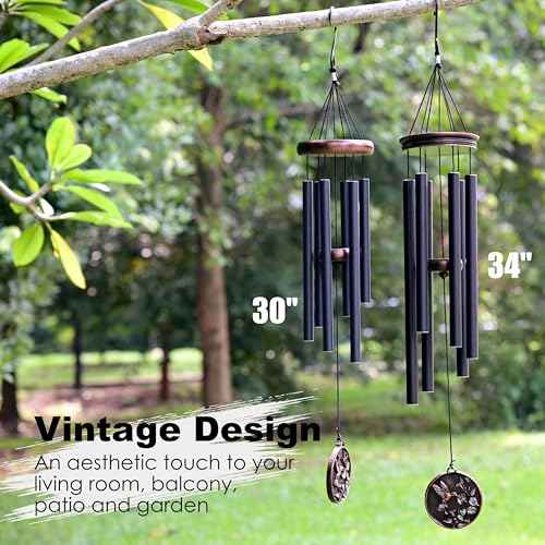 Vintage Wind Chimes for Outside Deep Tone