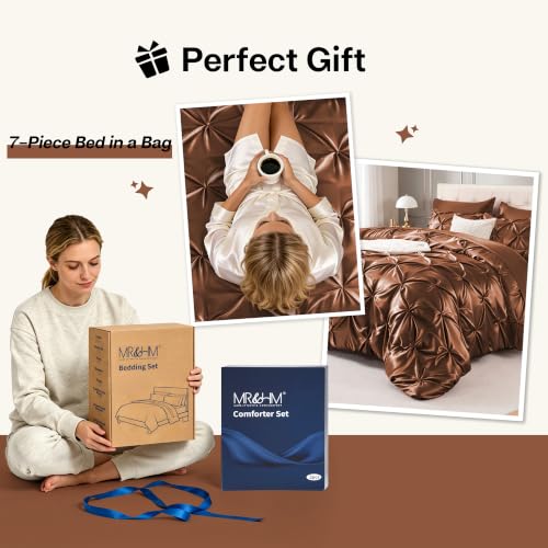 Satin Comforter Set Oversized Queen