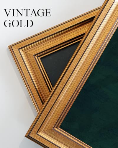 Vintage Gold Framed Wall Art for Living Room