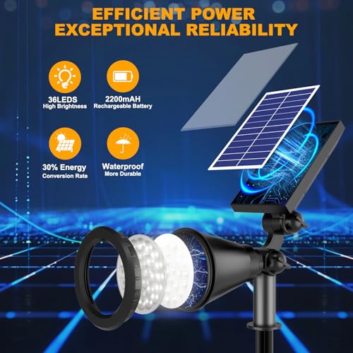 Solar Lights Outdoor Waterproof Spot Lights (3 Count)
