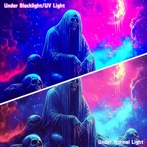 UV Reactive Halloween Tapestry