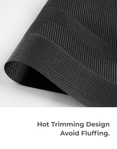 Black Frame Placemats Set of 4 (4 Count)