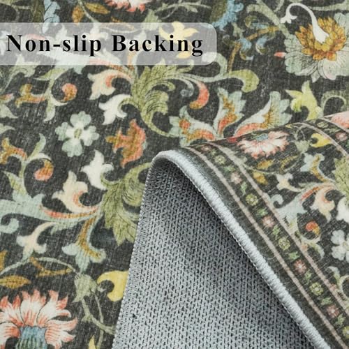 Washable 4x6 Bedroom Rug for Family (24 Sq Ft)