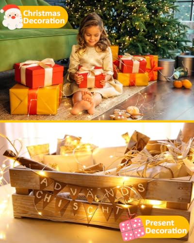 4 Pack 100 LED Fairy Lights Battery Operated with Remote
